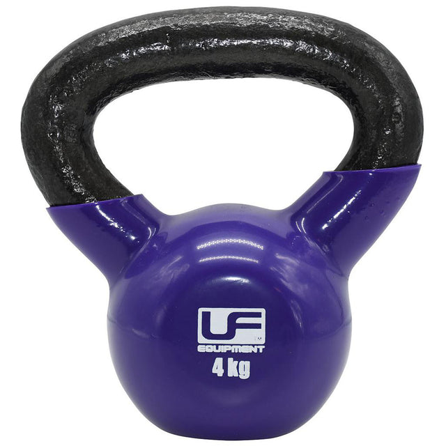 Urban Fitness Vinyl Cast Iron Kettlebell 4 kg-6 kg-8 kg-10 kg-12 kg - 53 Degrees North 