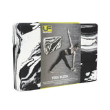 Urban Fitness Marbled Yoga Block Black/White #- 53 Degrees North 