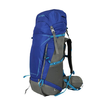Vango Denali Pro 60:70S Hiking Backpack Black-Classic Blue - 53 Degrees North 