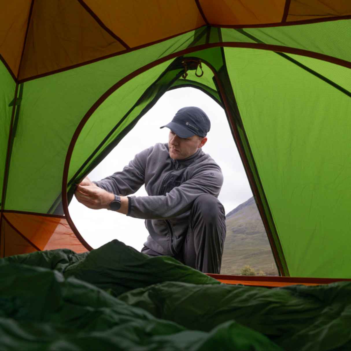Vango Exedra 300 3-Person Tent Forest Green - 53 Degrees North 