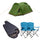 Vango Festival Pack - 1 Tent + 2 Sleeping Bags + 2 Chairs Cobalt / Cobalt - 53 Degrees North