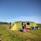 Vango Inflatable Donut Flocked Chair Dark Blue-Pink - 53 Degrees North 