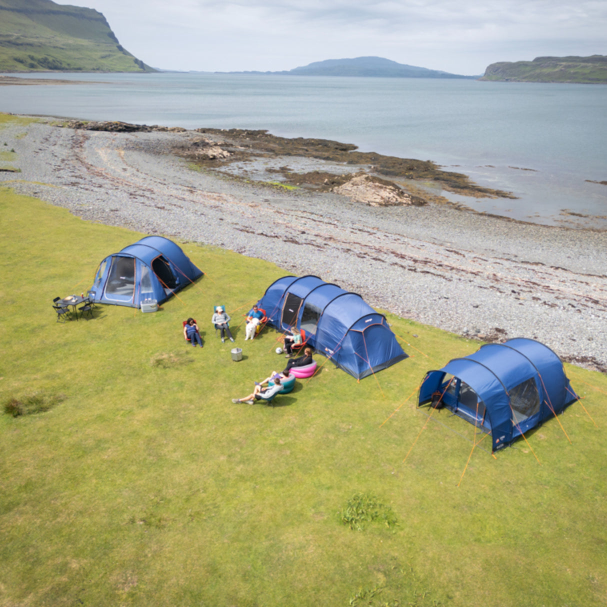 Vango Iris 500 5-Person Tent Twilight Blue - 53 Degrees North 