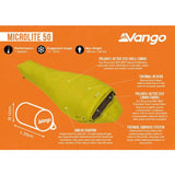 Vango Microlite 50 Blazing Yellow - 53 Degrees North 