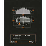 Vango Nevis 100 1-Person Trekking Tent Pamir Green - 53 Degrees North