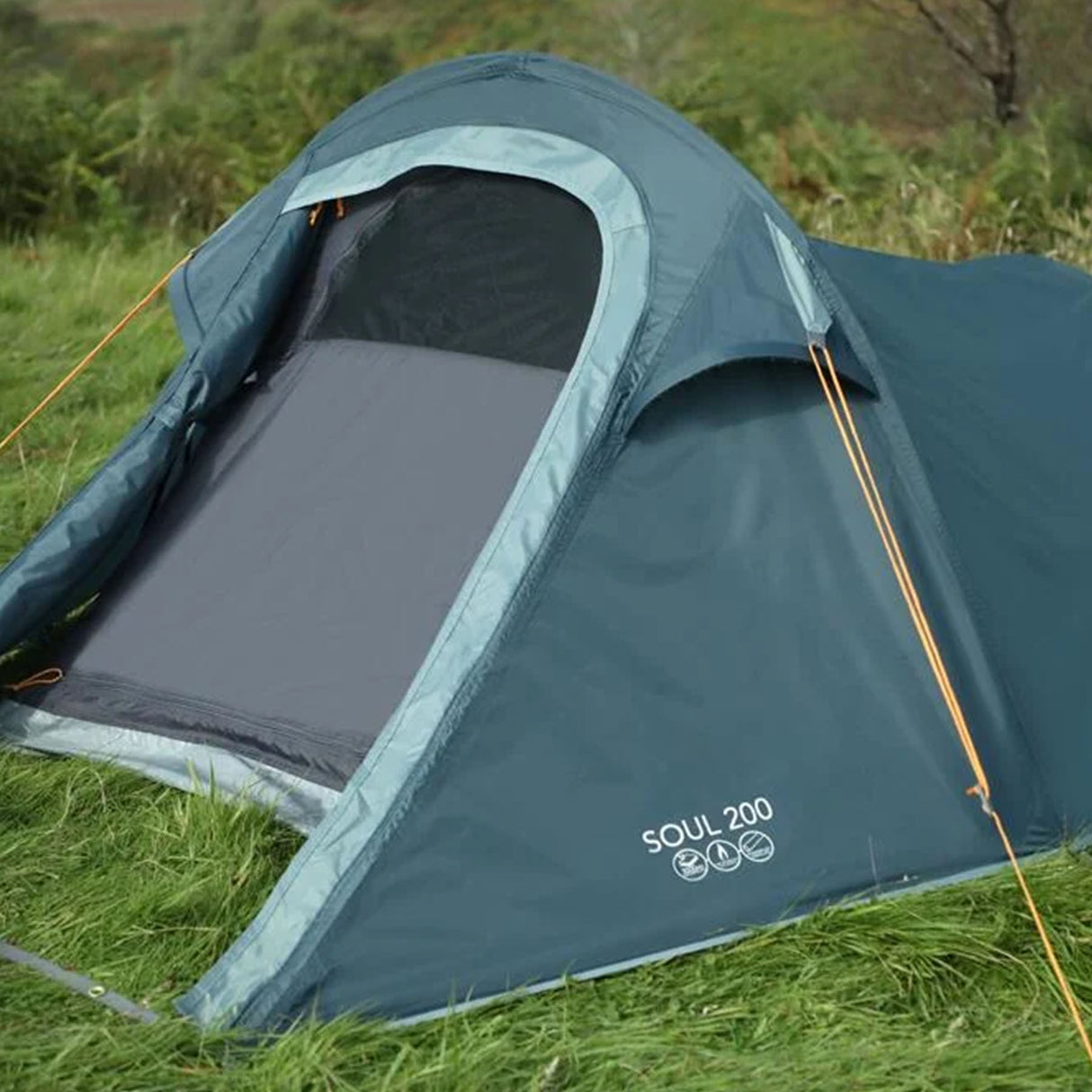 Vango Soul 200 - 2 Person Adventure Tent Deep Blue / 2 Person - 53 Degrees North 
