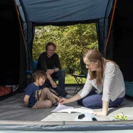 Vango Tacoma 400 4-Person Family Tent Deep Blue - 53 Degrees North