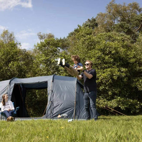 Vango Tacoma 400 4-Person Family Tent Deep Blue - 53 Degrees North