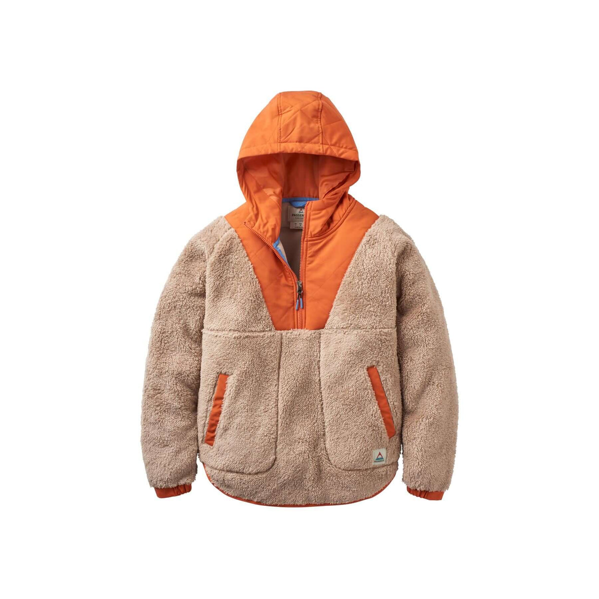 Passenger Women's Beaumont Sherpa Hooded Fleece Simply Taupe / X-Small-Simply Taupe / Small-Simply Taupe / Medium-Simply Taupe / Large-Simply Taupe / X-Large #- 53 Degrees North 