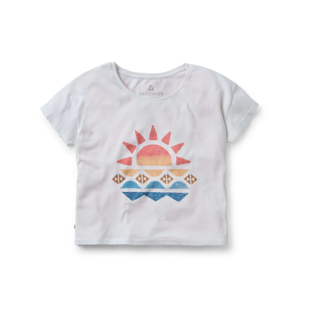 Passenger Women's Sunray Cotton T-Shirt White / X-Small-White / Small-White / Medium-White / Large-White / X-Large #- 53 Degrees North 