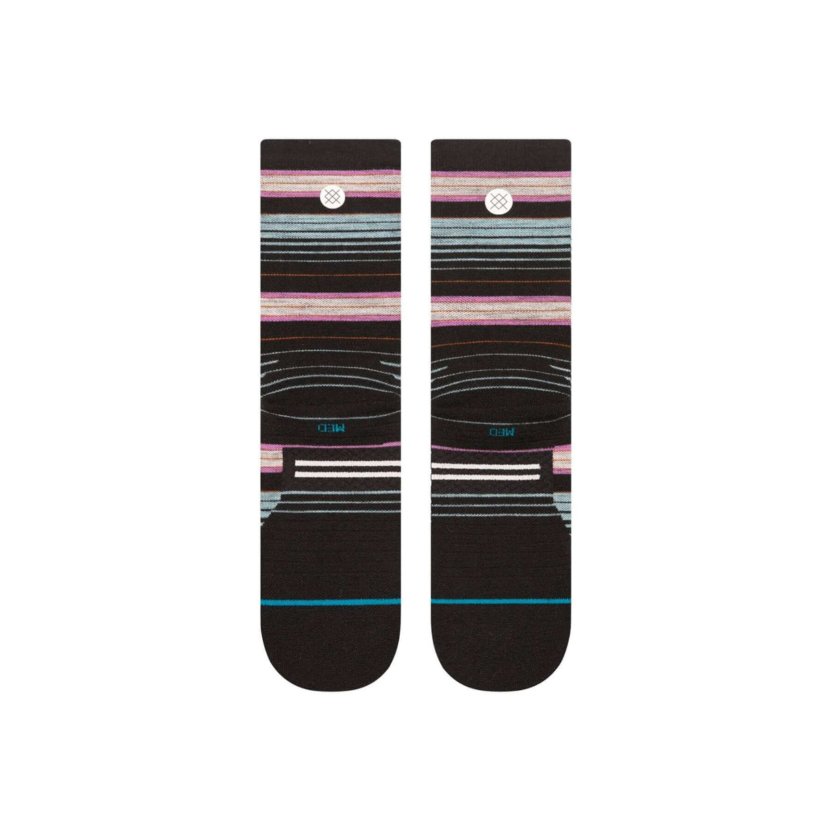 Stance Rockford Light Wool Crew Socks Berry / Medium (UK 5.5-8) #- 53 Degrees North 