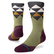 Stance Quadrilateral Light Wool Crew Socks Black / Medium (UK 5.5-8) #- 53 Degrees North 