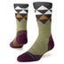 Stance Quadrilateral Light Wool Crew Socks Black / Medium (UK 5.5-8) #- 53 Degrees North 