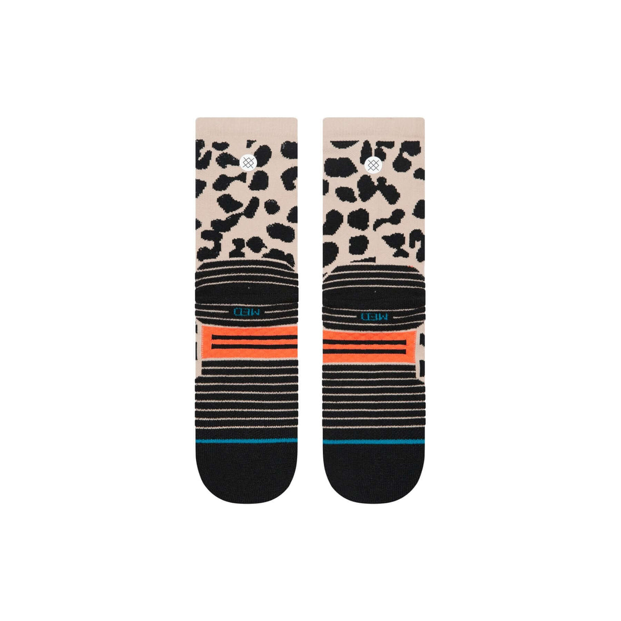 Stance Animaniac Mid Crew Socks String Grey / Small (UK 3-5.5)-String Grey / Medium (UK 5.5-8) #- 53 Degrees North 