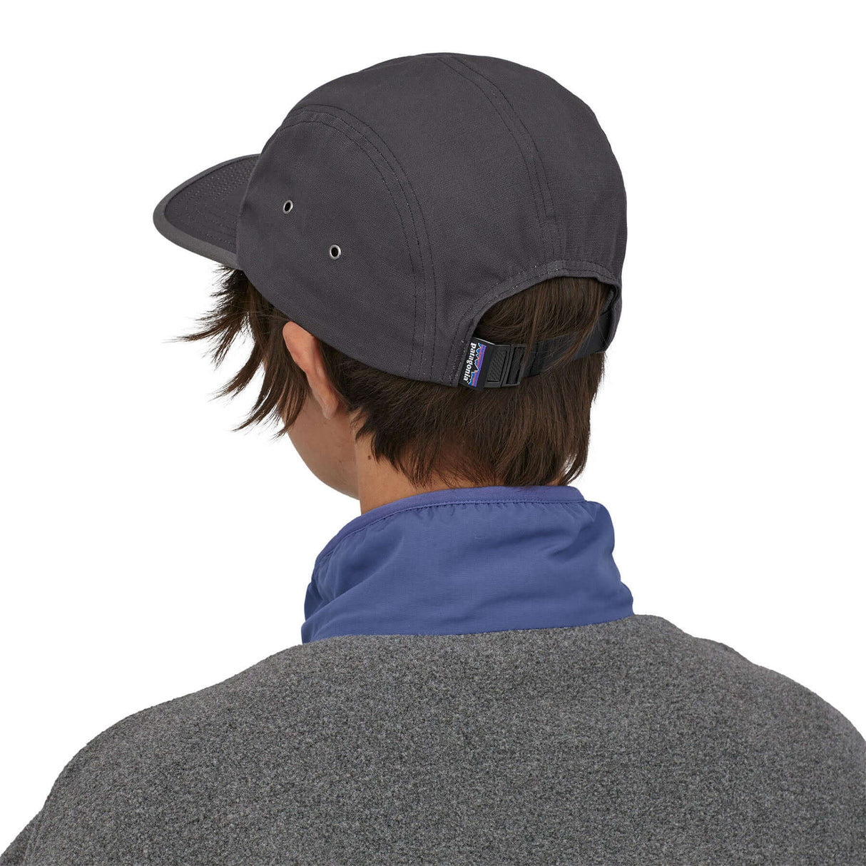 Patagonia P-6 Label Maclure Hat Birch White/Rock Melon-P-6 Label/Ink Black #- 53 Degrees North 