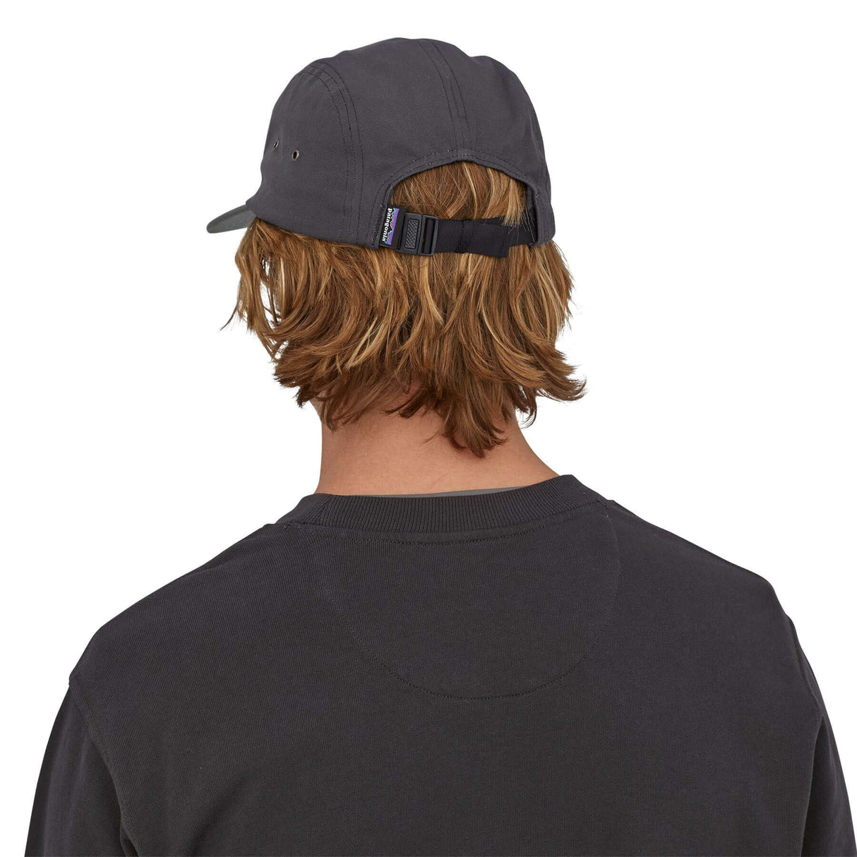 Patagonia P-6 Label Maclure Hat Birch White/Rock Melon-P-6 Label/Ink Black #- 53 Degrees North 