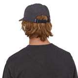 Patagonia P-6 Label Maclure Hat Birch White/Rock Melon-P-6 Label/Ink Black #- 53 Degrees North 
