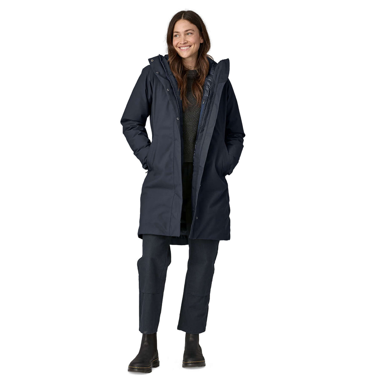 Patagonia Women's Tres 3 in 1 Parka Smolder Blue / X-Small-Smolder Blue / Small-Smolder Blue / Medium-Smolder Blue / Large #- 53 Degrees North 