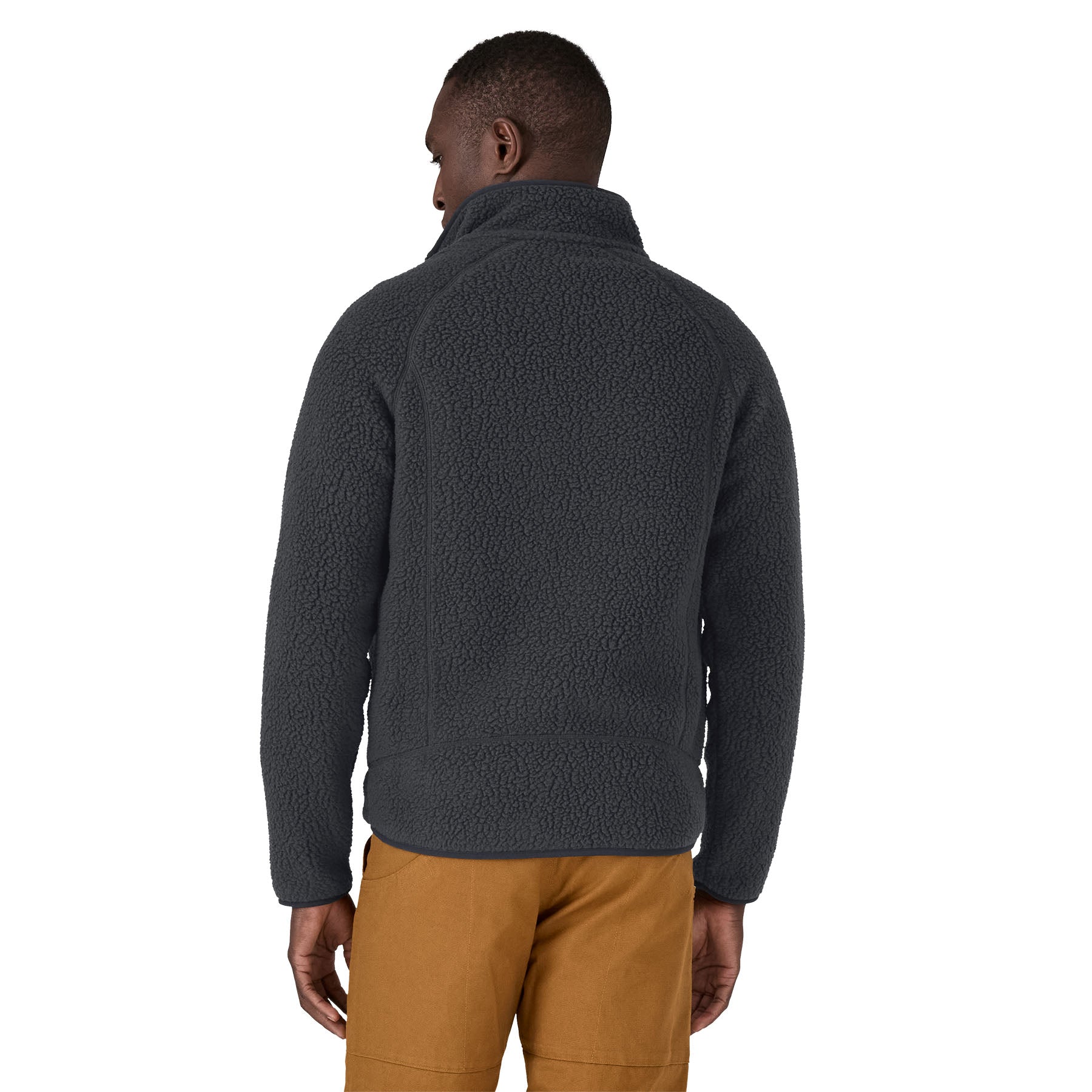 Retro pile recycled fleece zip jacket hotsell