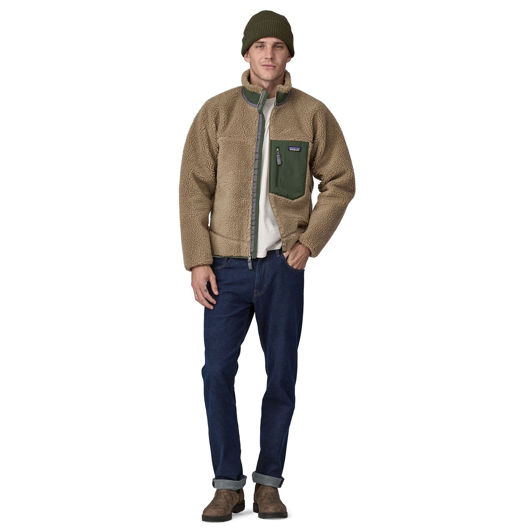 Men s Classic Retro X Fleece Jacket 53 Degrees North