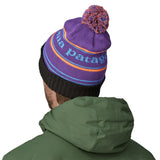 Patagonia Powder Town Beanie Hat Park Stripe/Viking Blue-Across Oceans/Smolder Blue-Park Stripe/Purple-Synched Flight/Smolder Blue #- 53 Degrees North 