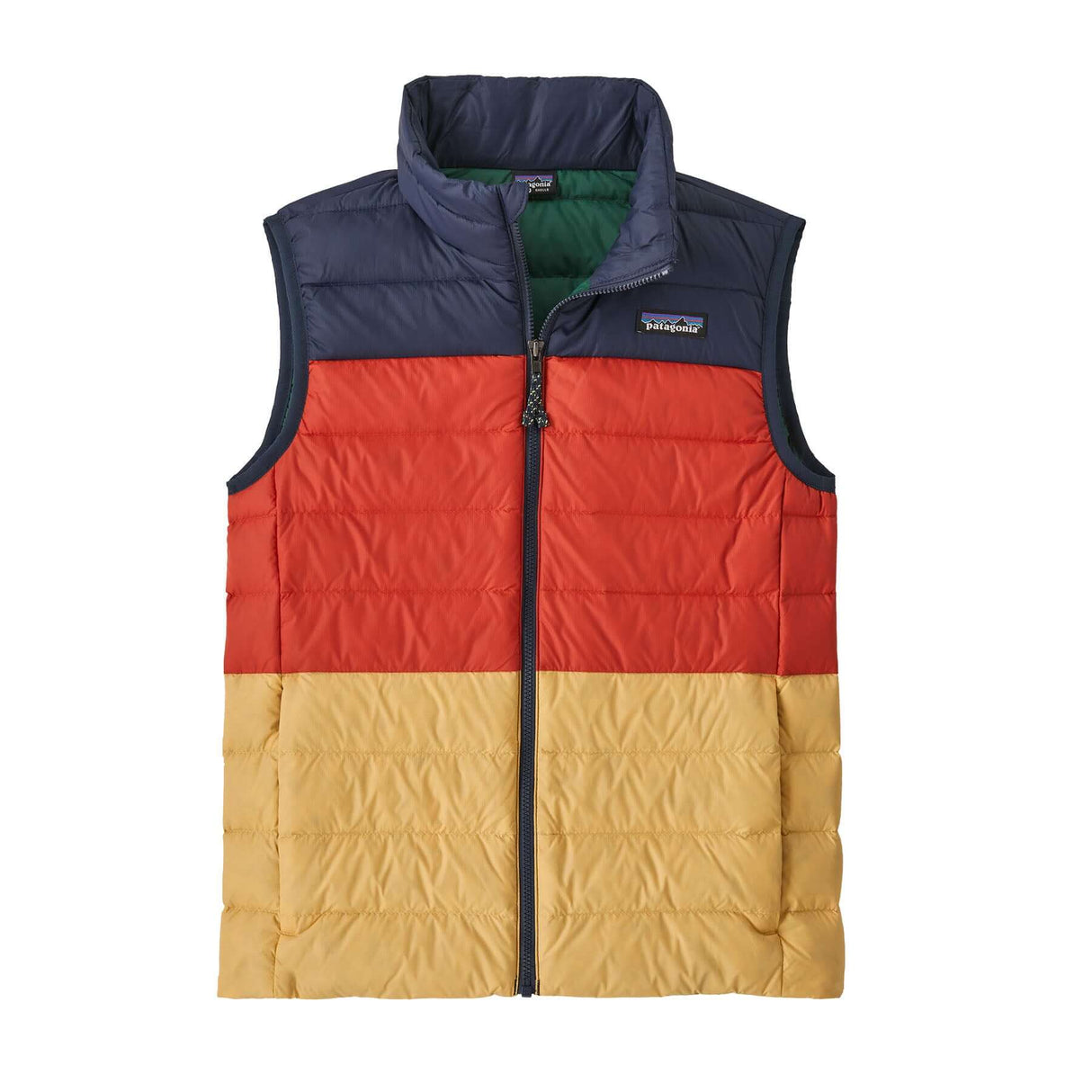 Patagonia Kids' Down Sweater Vest New Navy/Madder Red / Age 7-8-New Navy/Madder Red / Age 9-10-New Navy/Madder Red / Age 11-12-New Navy/Madder Red / Age 13-14-New Navy/Madder Red / Age 15-16 #- 53 Degrees North 