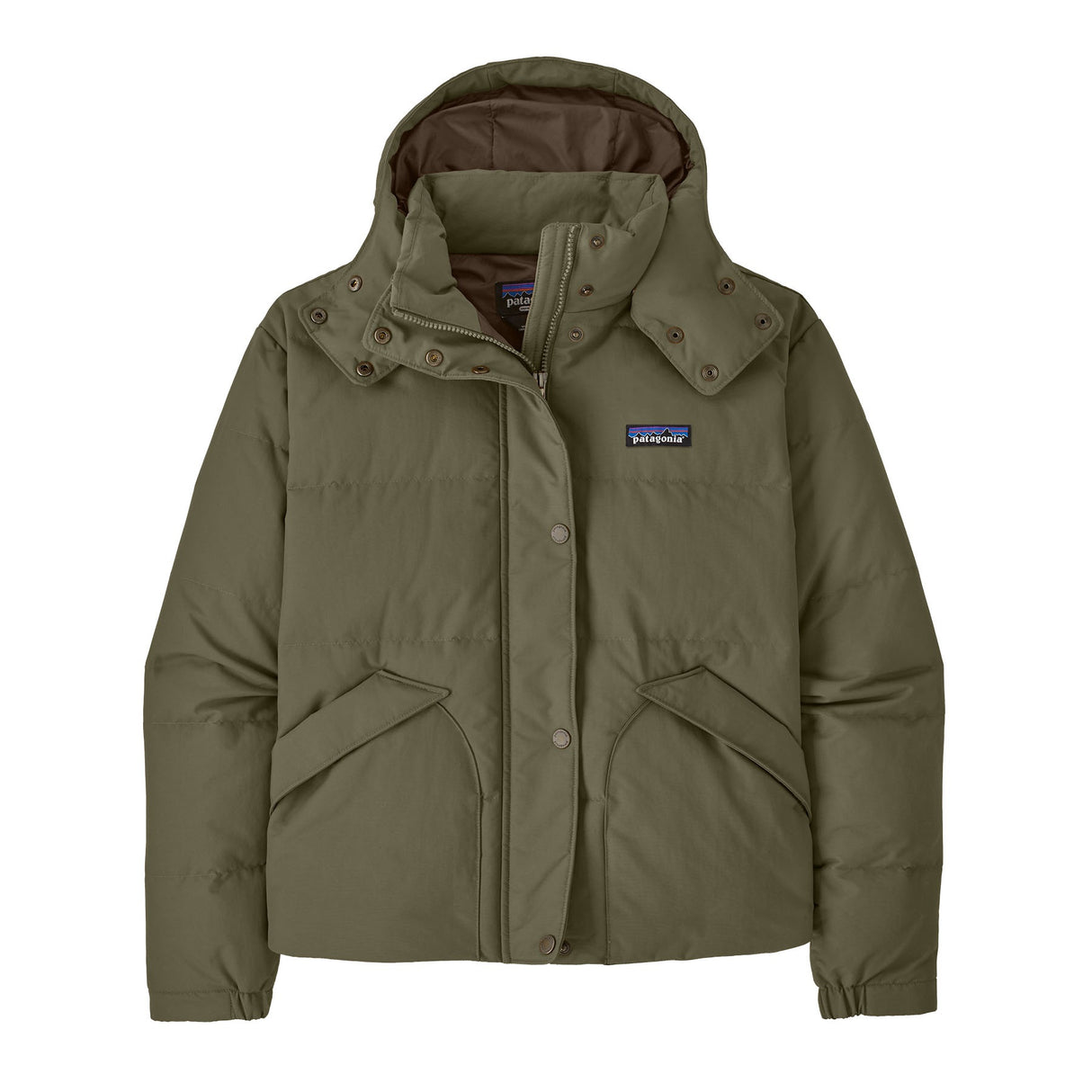 Patagonia Women's Downdrift Jacket Basin Green / X-Small-Basin Green / Small-Basin Green / Medium-Basin Green / Large-Oar Tan/Seabird Grey / X-Small #- 53 Degrees North 