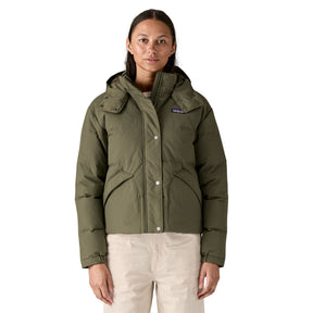 Patagonia Women's Downdrift Jacket Basin Green / X-Small-Basin Green / Small-Basin Green / Medium-Basin Green / Large-Oar Tan/Seabird Grey / X-Small #- 53 Degrees North 