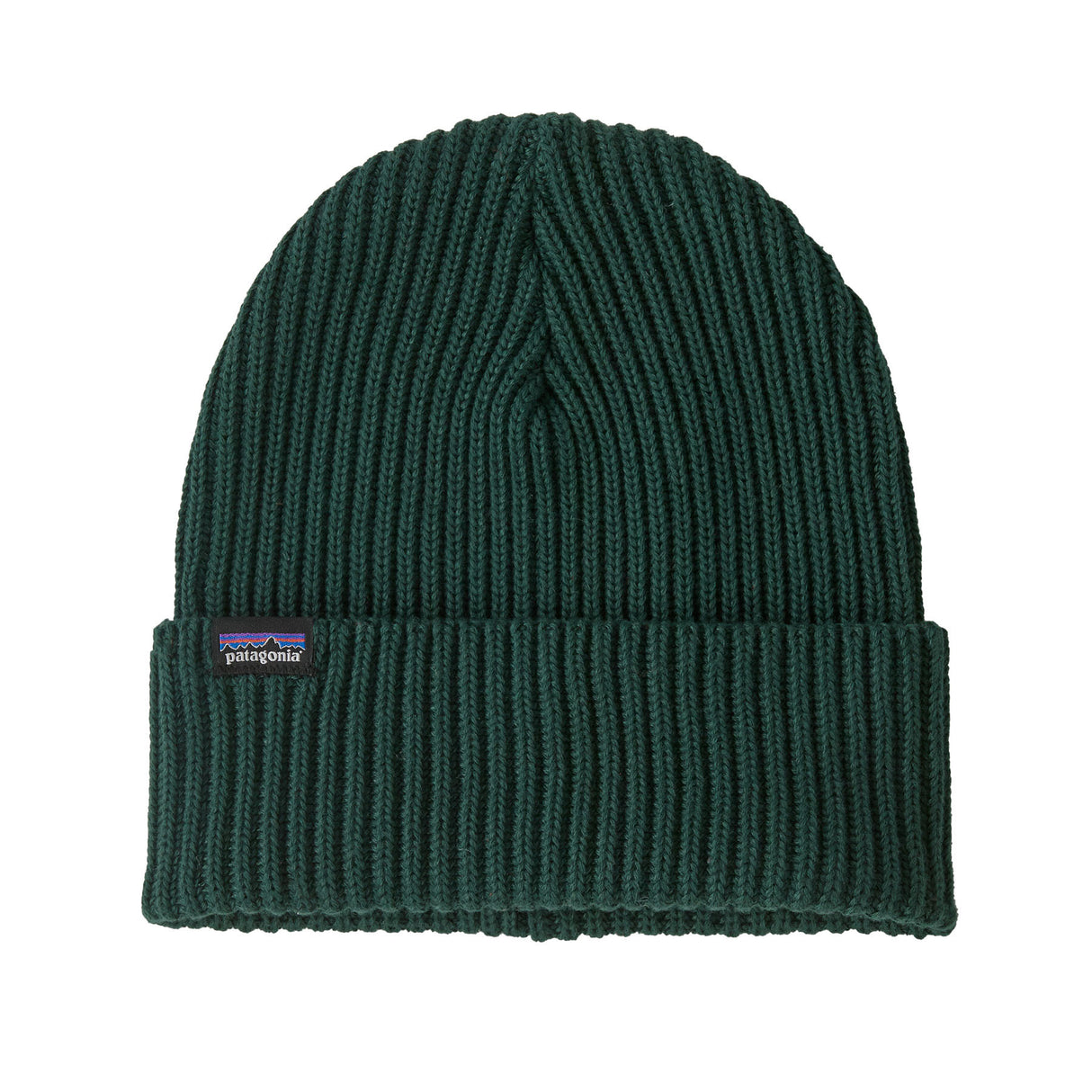 Patagonia Fisherman's Rolled Beanie Contrast Stripe/Black-Contrast Stripe/Brisk Purple-Cascade Green-Black-Navy Blue #- 53 Degrees North 