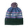 Patagonia Powder Town Beanie Park Stripe/Marlow Brown-Park Stripe/Barnacle Blue #- 53 Degrees North 