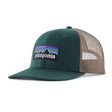 Patagonia P-6 Logo Trucker Hat Cascade Green-Forge Grey-Potters Red-New Navy-Abundant Blue #- 53 Degrees North 