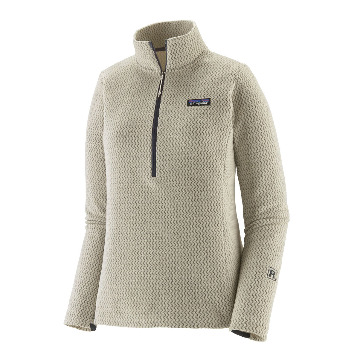 Patagonia Women's R1 Air Zip Neck Fleece Sweater Wool White / X-Small-Wool White / Small-Wool White / Medium-Wool White / Large-Wool White / X-Large #- 53 Degrees North 