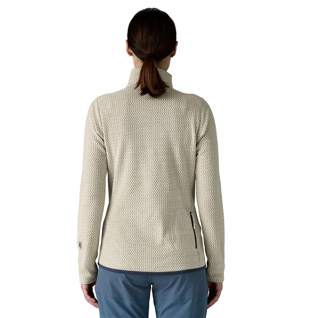 Patagonia Women's R1 Air Zip Neck Fleece Sweater Wool White / X-Small-Wool White / Small-Wool White / Medium-Wool White / Large-Wool White / X-Large #- 53 Degrees North 