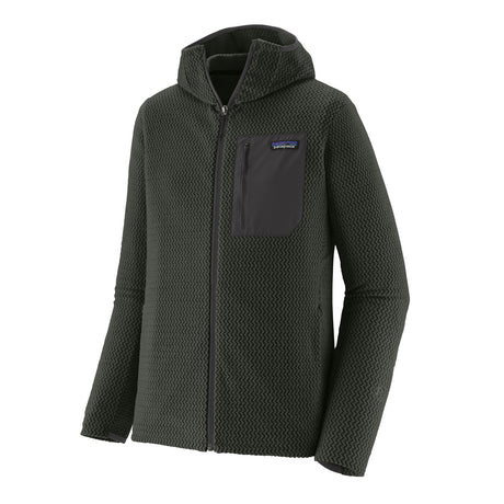 Patagonia Men's R1 Air Full-Zip Hooded Fleece Jacket Dried Vanilla / Small-Dried Vanilla / Medium-Dried Vanilla / Large-Dried Vanilla / X-Large-Old Growth Green / Small #- 53 Degrees North 