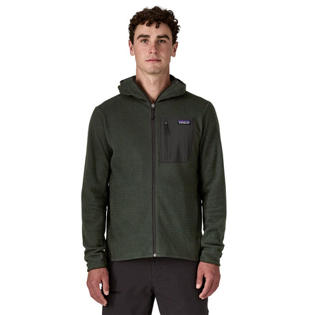 Patagonia Men's R1 Air Full-Zip Hooded Fleece Jacket Dried Vanilla / Small-Dried Vanilla / Medium-Dried Vanilla / Large-Dried Vanilla / X-Large-Old Growth Green / Small #- 53 Degrees North 