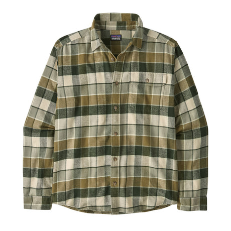 Patagonia Men's Lightweight Fjord Flannel Shirt Rocky/Old Growth Green / Small-Rocky/Old Growth Green / Medium-Rocky/Old Growth Green / Large-Rocky/Old Growth Green / X-Large-Rocky/Old Growth Green / XX-Large #- 53 Degrees North 