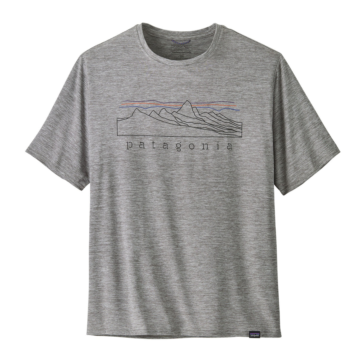 Patagonia Men's Cap Cool Daily Graphic T-Shirt Strataspire/Feather Grey / Small-Strataspire/Feather Grey / Medium-Strataspire/Feather Grey / Large-Strataspire/Feather Grey / X-Large-Strataspire/Ellwood Green X-Dye / Small #- 53 Degrees North 
