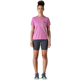 Patagonia Women's Cap Cool Daily Graphic T-Shirt 73 Skyline/Brisk Purple X-Dye / X-Small-73 Skyline/Brisk Purple X-Dye / Small-73 Skyline/Brisk Purple X-Dye / Medium-73 Skyline/Brisk Purple X-Dye / Large-73 Skyline/Brisk Purple X-Dye / X-Large #- 53 Degrees North 