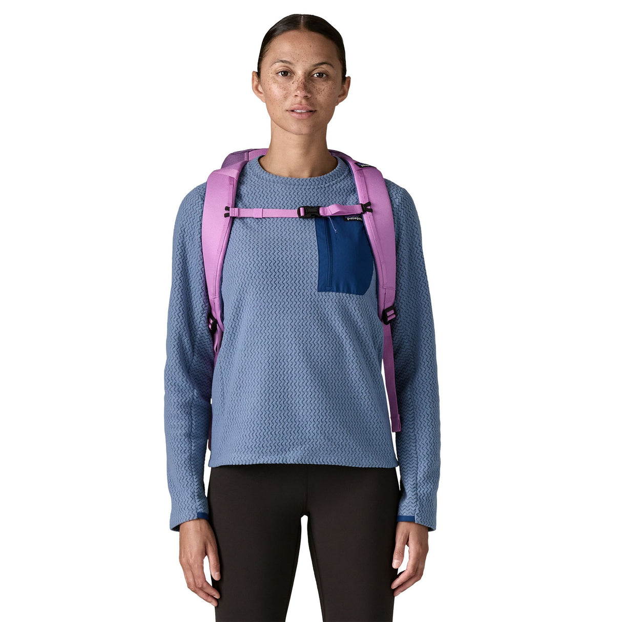 Patagonia Black Hole Pack 25L Backpack Brisk Purple-Black/Black-Smolder Blue-Tidal Teal #- 53 Degrees North 