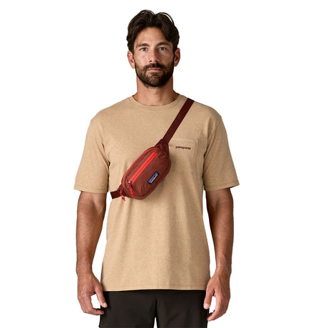 Patagonia Terravia Mini Hip Pack Patchwork/Barnacle Blue-Dried Vanilla-Patchwork/Noble Grey-Luminous Pink-Smolder Blue #- 53 Degrees North 