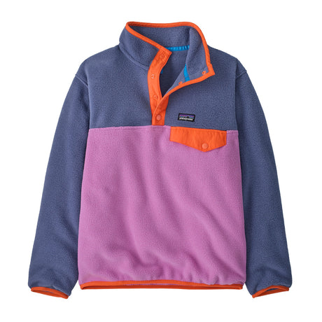 Patagonia Kids' Lightweight Synch Snap-T Pullover Brisk Purple / Age 7-8-Brisk Purple / Age 9-10-Brisk Purple / Age 11-12-Brisk Purple / Age 13-14-Brisk Purple / Age 15-16 #- 53 Degrees North 