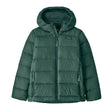 Patagonia Kids' Hi-Loft Down Sweater Hooded Jacket Cascade Green / Age 7-8-Cascade Green / Age 9-10-Cascade Green / Age 11-12-Cascade Green / Age 13-14-Cascade Green / Age 15-16 #- 53 Degrees North 