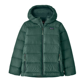 Patagonia Kids' Hi-Loft Down Sweater Hooded Jacket Cascade Green / Age 7-8-Cascade Green / Age 9-10-Cascade Green / Age 11-12-Cascade Green / Age 13-14-Cascade Green / Age 15-16 #- 53 Degrees North 