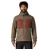 Patagonia Men's R2 TechFace Hooded Softshell Jacket Marlow Brown / Small-Marlow Brown / Medium-Marlow Brown / Large-Marlow Brown / X-Large-Clement Blue / Small #- 53 Degrees North 