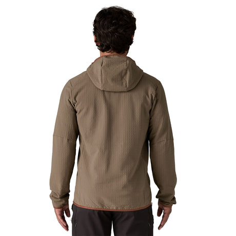 Patagonia Men's R2 TechFace Hooded Softshell Jacket Marlow Brown / Small-Marlow Brown / Medium-Marlow Brown / Large-Marlow Brown / X-Large-Clement Blue / Small #- 53 Degrees North 