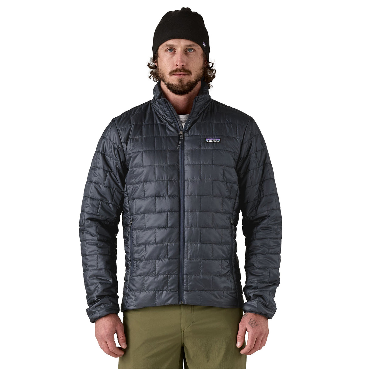 Patagonia Men's Nano Puff Jacket Dried Vanilla / Small-Dried Vanilla / Medium-Dried Vanilla / Large-Dried Vanilla / X-Large-Smolder Blue / Small #- 53 Degrees North 