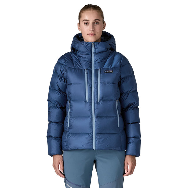 Patagonia Women's Fitz Roy Down Hooded Jacket Clement Blue / Small-Clement Blue / Medium-Clement Blue / Large-Clement Blue / X-Large #- 53 Degrees North 