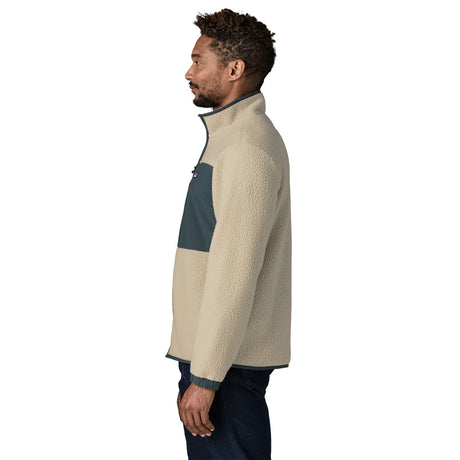 Men's Retro Pile Patch Jacket