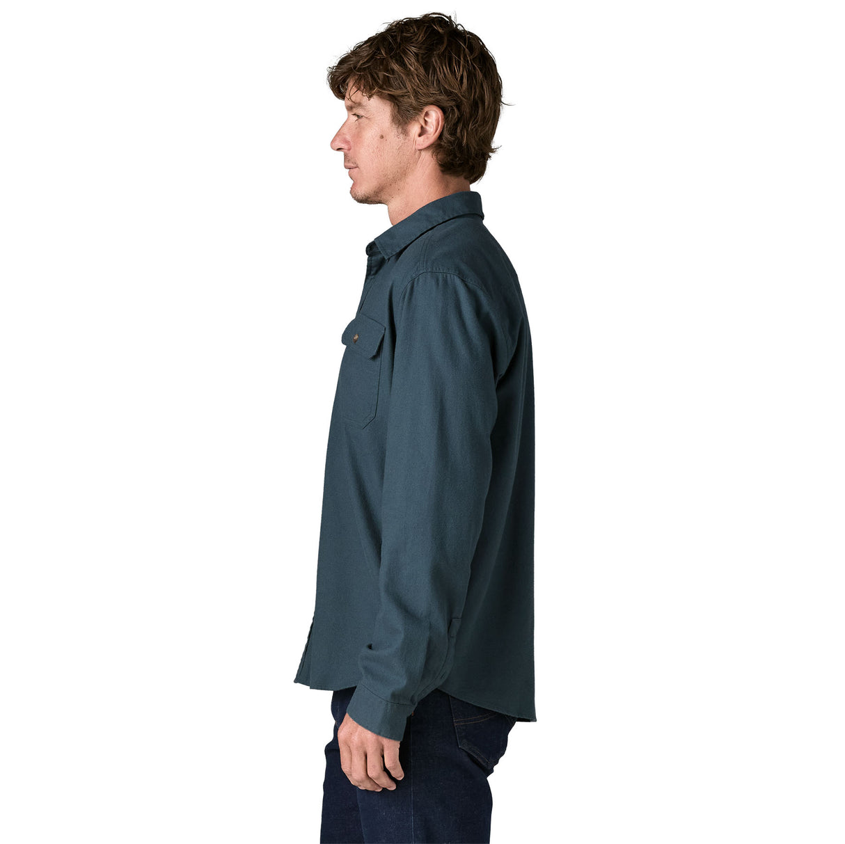 Men's Long Sleeve Lightweight Fjord Flannel Shirt