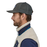 Patagonia P-6 Logo Trucker Hat Cascade Green-Forge Grey-Potters Red-New Navy-Abundant Blue #- 53 Degrees North 